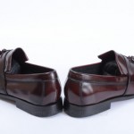 Cole Haan C09889 Monroe 10 M Oxblood Leather Tassel Slip Moc Loafer Shoe GPA314