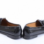 Cole Haan C02691 Pinch 10 D Black Leather Shawl Bow Kiltie Loafer Shoe GPA317
