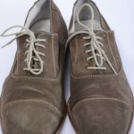 Cole Haan C09132 Thomas 10 M Olive Suede Cap Toe Laced Casual Oxford Shoe GOU910
