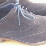 Cole Haan Wing Tip Suede Leather Oxfords Mens Shoes Brown 10.5 NEW
