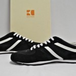 Orange HUGO BOSS ‘Orlenno’ Sneakers NWB sz 8 Black Suede Mesh Leather $225