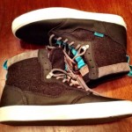 Vans Off The Wall OTW Collection 2013-14 Lynwood Hi-Tops Wool Black & White Sz.9