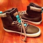 Vans Off The Wall OTW Collection 2013-14 Lynwood Hi-Tops Wool Black & White Sz.9