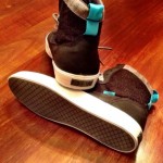 Vans Off The Wall OTW Collection 2013-14 Lynwood Hi-Tops Wool Black & White Sz.9