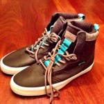 Vans Off The Wall OTW Collection 2013-14 Lynwood Hi-Tops Wool Black & White Sz.9