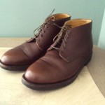 Mens COLE HAAN Brown Leather Ankle Laced Shoe Boot sz 7.5D