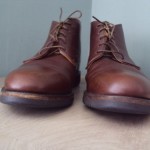 Mens COLE HAAN Brown Leather Ankle Laced Shoe Boot sz 7.5D
