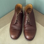 Mens COLE HAAN Brown Leather Ankle Laced Shoe Boot sz 7.5D
