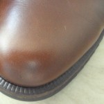 Mens COLE HAAN Brown Leather Ankle Laced Shoe Boot sz 7.5D