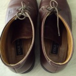 Mens COLE HAAN Brown Leather Ankle Laced Shoe Boot sz 7.5D