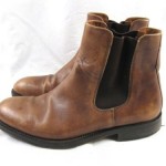 Hugo Boss Mens Brown Leather Ankle Boots sz 8.5