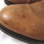 Hugo Boss Mens Brown Leather Ankle Boots sz 8.5