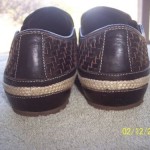 EXCELLENT MENS SZ 10 COLE HAAN WOVEN LEATHER LOAFERS SHOES NEW WITHOUT BOX BROWN