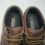 MEN’S VANS LEATHER SHOES SIZE 7.5 IN EXCELLENT CONDITION