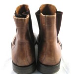 Hugo Boss Mens Brown Leather Ankle Boots sz 8.5