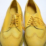 Cole Haan Air Franklin Wing C10463 yellow 9 leather oxford shoe NEW $268 GNX395