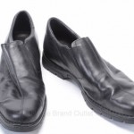 Cole Haan C08635 Air Reno 12 black leather Stretch Gore Loafer moc shoe GNR009
