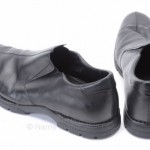 Cole Haan C08635 Air Reno 12 black leather Stretch Gore Loafer moc shoe GNR009