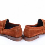 Cole Haan Monroe Air C11178 rust orange 11 suede penny loafer shoe $198 GPT815