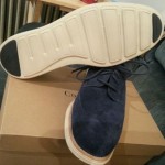 New Cole Haan Lunar Grand Wing Tip- Navy Suede mens size 12