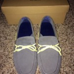 Cole Haan Mens Air Grant Driver Grey Suede/volt Size 11