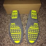 Cole Haan Mens Air Grant Driver Grey Suede/volt Size 11