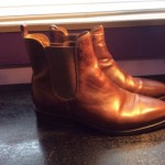 Men’s COLE HAAN Leather Ankle Dress Boots Size 7.5B Brown