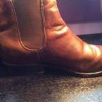 Men’s COLE HAAN Leather Ankle Dress Boots Size 7.5B Brown