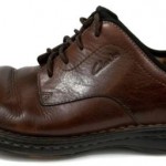 CLARKS Brown Lace Up LEATHER Oxfords Casual Dress Shoes Mens 10.5 W