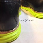 Cole Haan Lunargrand Mens Penny Loafer Shoes New Size 12 Black & Volt