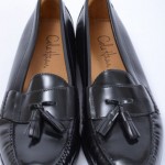 Cole Haan 03506 Pinch 11 B Black Leather Tassel Moc Slip Loafer Shoe New GPA324