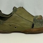 DIESEL SHOES MEN’S LEATHER DRIVING MOCCASINS SLIP ONS MILITARY LOOK SIZE 10.5