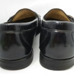 COLE HAAN BLACK BUCKLE LOAFERS CASUAL SLIP ON SHOES LOAFERS 9.5 B NARROW
