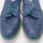 Cole Haan C10193 Franklin Air 7 M Blue Leather Wing Brogue Oxford Shoe GOY893