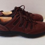 CLARKS MEN’S BROWN LEATHER CASUAL LACE UP SHOES, SIZE 13M, WORN 1x, EUC