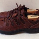 CLARKS MEN’S BROWN LEATHER CASUAL LACE UP SHOES, SIZE 13M, WORN 1x, EUC
