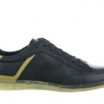 Hugo Boss Green Men’s Eldorado Contrast Sneakers In Navy (50254416-417)