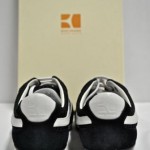 Orange HUGO BOSS ‘Orlenno’ Sneakers NWB sz 8 Black Suede Mesh Leather $225