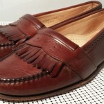 COLE HAAN USA BROWN KILTIE TASSEL SLIP ON LOAFERS MEN’S sz 8 D