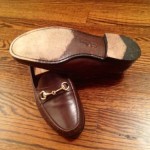 Cole Haan Mens Slip On Shoes Golden Buckle Size 9
