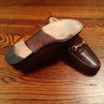 Cole Haan Mens Slip On Shoes Golden Buckle Size 9