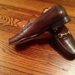 Cole Haan Mens Slip On Shoes Golden Buckle Size 9
