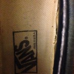 Vintage Vans Shoes Slip On Made In The Usa Size 10.5 Navy Blue Skate