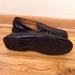 Cole Haan Nike Air mens loafers driving shoes black leather 9.5