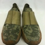 DIESEL SHOES MEN’S LEATHER DRIVING MOCCASINS SLIP ONS MILITARY LOOK SIZE 10.5