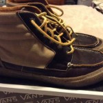 Vans Vault Sk8-Hi Boat Crepe LX US11 leather