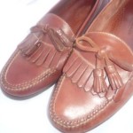 men’s COLE HAAN COUNTRYmen’s # 13 brown leather kiltie tassel loafers