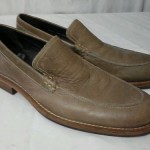 Mens COLE HAAN Shoes Slip On Loafers Brown Leather Size 11 M