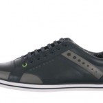 Hugo Boss Green Men’s Apache League Sneakers In Dark Blue (50254494-401)