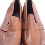Cole Haan C09701 Air Monroe 10.5 british tan leather Penny Loafer moc shoe GP935